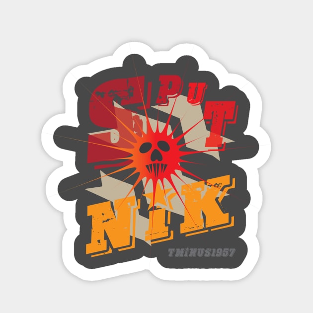 Spiky Sputnik ready for launch Sticker by KO&ZO